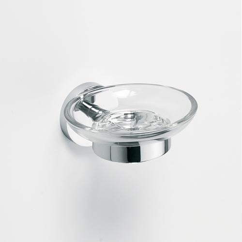 Porte-savon en verre 11x5,5x12,5cm clicktofournisseur.com