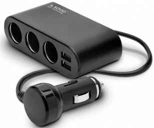 Savio Car lighter socket splitter 12/24V SA-024