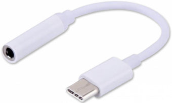 Adaptateur audio SAVIO USB Type 3.1 C (M) – Jack 3,5 mm (F) Blanc AK-35