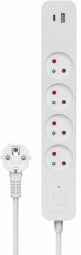Rallonge Savio USB-A et USB-C Power Strip 1,5 m