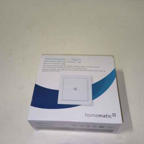 Ecost customer return Homematic IP 155342A0 Smart Home wall switch, flat, extra flat and flexible to