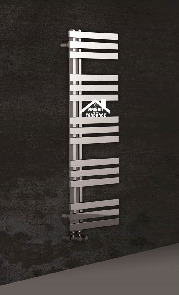 Radiateur sèche-serviette design vertical VERONA 50x120 cm en chrome clicktofournisseur.com