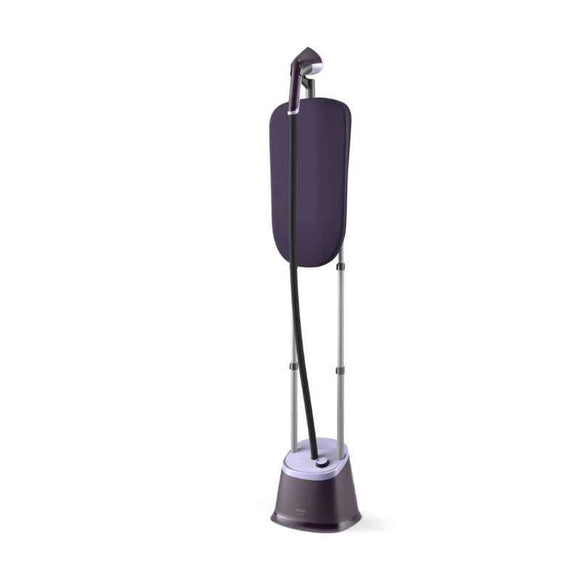 Akcija! PHILIPS Tvaika gludeklis ar statīvu un iebūvētu StyleBoard, 2000W, violets