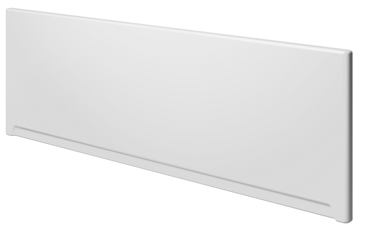 Tablier de baignoire frontal universel 190x57 cm en acrylique blanc clicktofournisseur.com