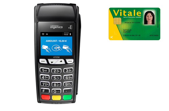 Terminal de paiement santé filaire ip - Clicktofournisseur.com