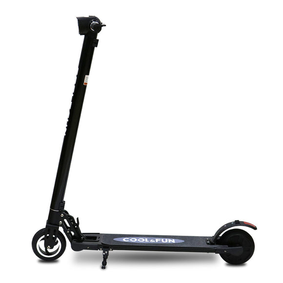 Trottinette électrique cool&fun ultra légère et pliable noir+ - Clicktofournisseur.com