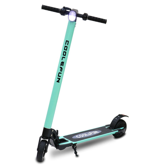 Trottinette électrique cool&fun ultra légère et pliable vert - Clicktofournisseur.com