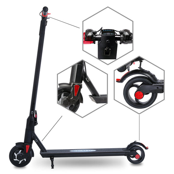 Trottinette électronique pliable cool&fun rambo noir - Clicktofournisseur.com