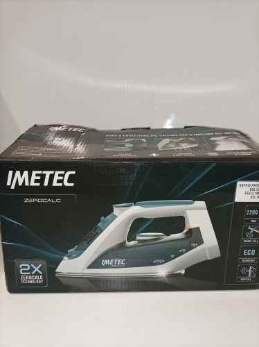 Ecost Customer Return, Imetec ZeroCalc Z1 2500 steam iron with anticalcare technology, multi-hole st