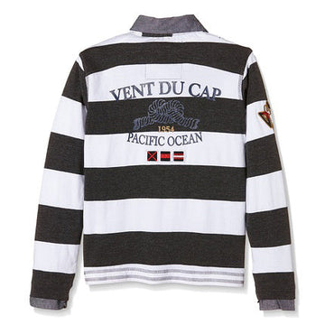 Vent du cap-polo homme crasty- gris - Clicktofournisseur.com