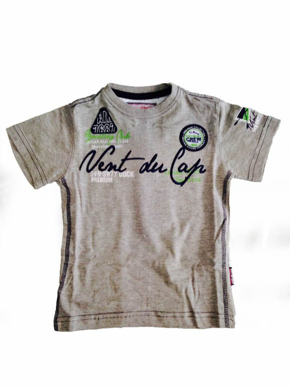 Vent du cap T shirt manches courtes Garçon ECEBAK10-16 clicktofournisseur.com