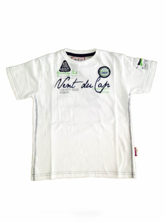 Vent du cap T shirt manches courtes Garçon ECEBAK10-16 clicktofournisseur.com