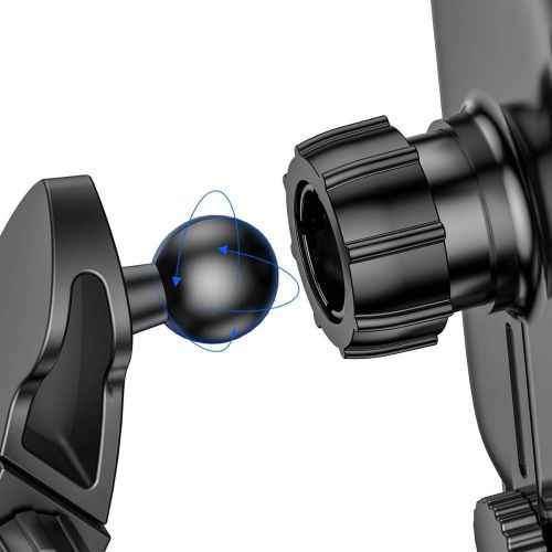 Support de voiture Baseus Light Electric Holder avec chargeur inductif Qi noir