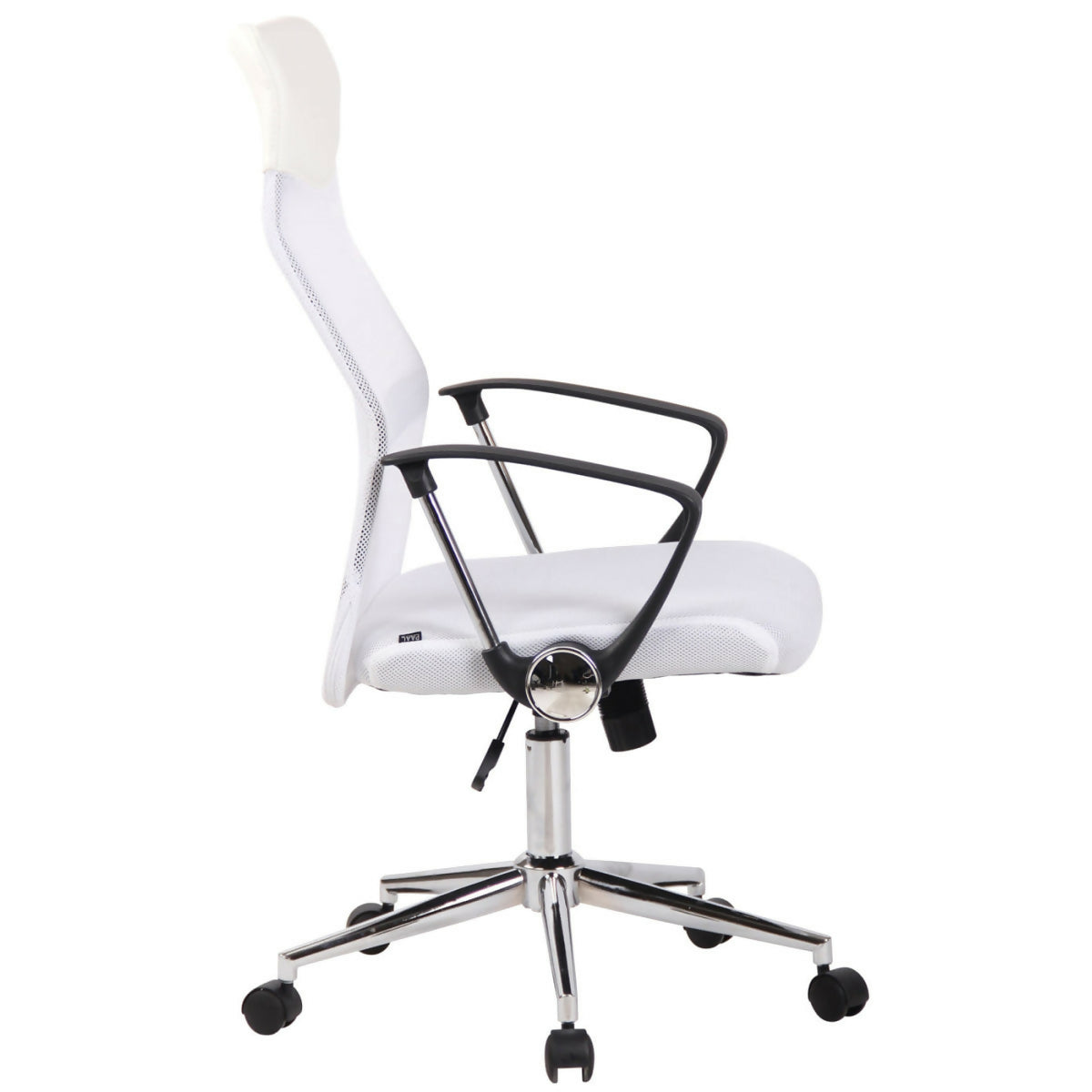 Chaise de bureau Korba - tissu Blanc