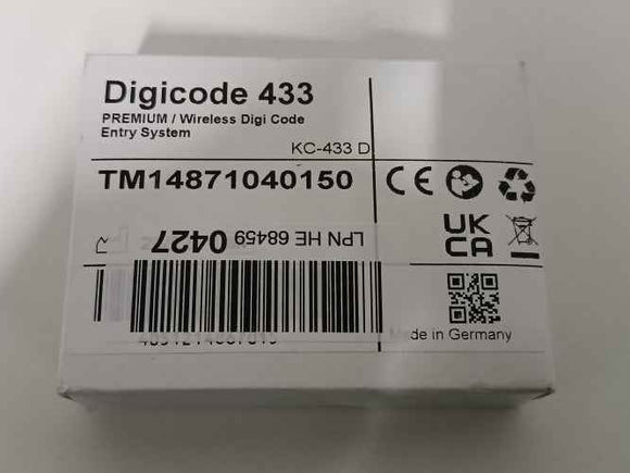 Retour client Ecost Novoferm TM14871040150 Bouton sans fil (résistant aux UV, champ de test éclairé,