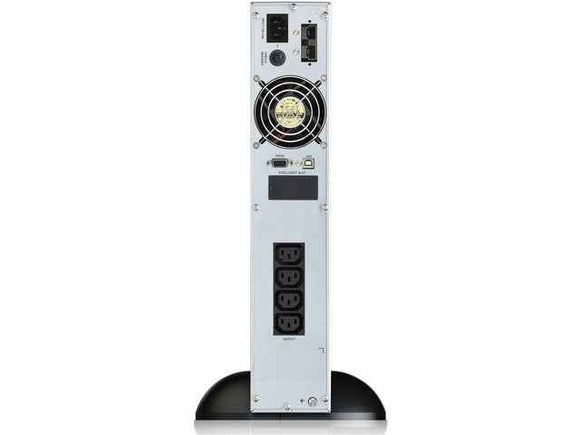PowerWalker VFI 2000CRM LCD Double conversion (en ligne) 2 kVA 1600 W 4 prise(s) CA