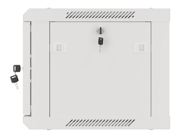 Armoire murale lanberg 19" 4u 600x450 gris wf01-6406-10s