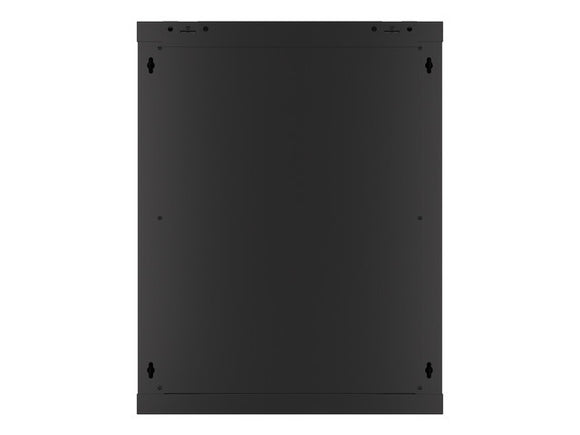 Baie d'installation murale lanberg 19'' 15u 600x600mm noire porte vitrée