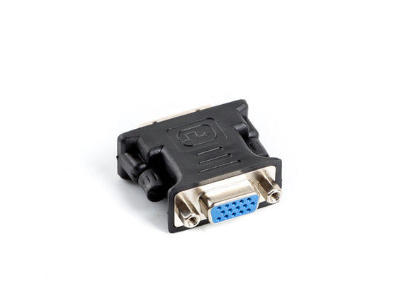Câble changeur de genre Lanberg AD-0012-BK DVI-I VGA (D-Sub) Noir