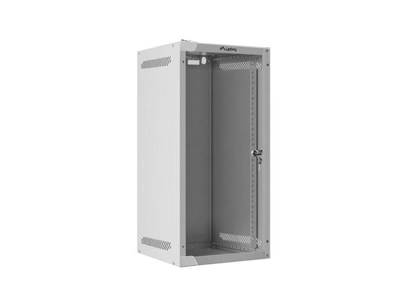 Armoire rack lanberg wf10-2312-10s 12u montage mural gris
