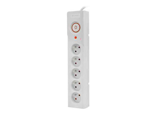 Listwa zasilająca Z5 1.5M 5x230V 10A Z5/15/SZ szara