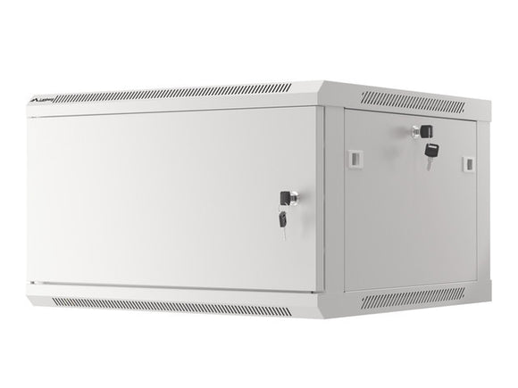 LANBERG WALL-MOUNTED RACK CABINET 19" 6U 600X600 GRAY