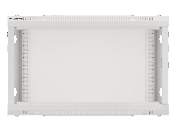 LANBERG WALL-MOUNTED RACK CABINET 19" 6U 600X600 GRAY