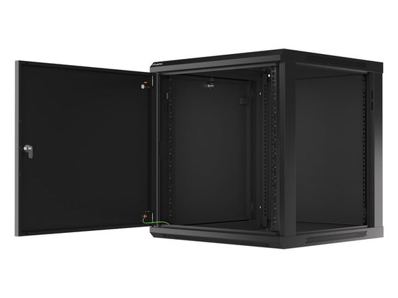 Lanberg WF01-6612-00B rack cabinet 12U Wall mounted rack Black