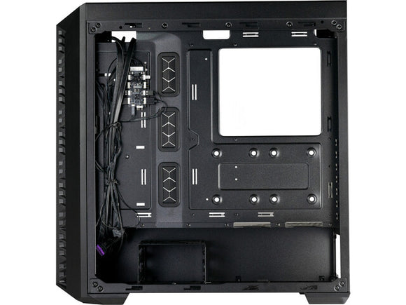 Boîtier noir MasterBox 520 Mesh avec fenêtre ARGB, noir