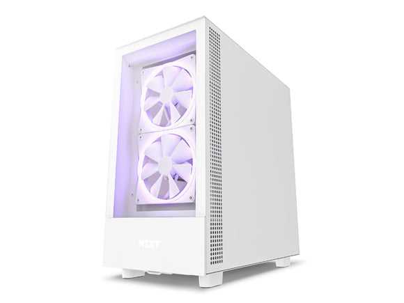 NZXT H5 Elite RGB Midi-Tower - white