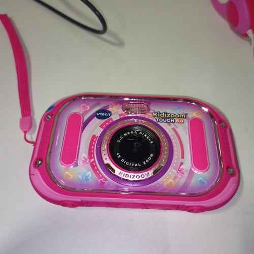 Ecost Customer Return VTech Kidizoom Touch 5.0 Children's digital camera pink Spanish version