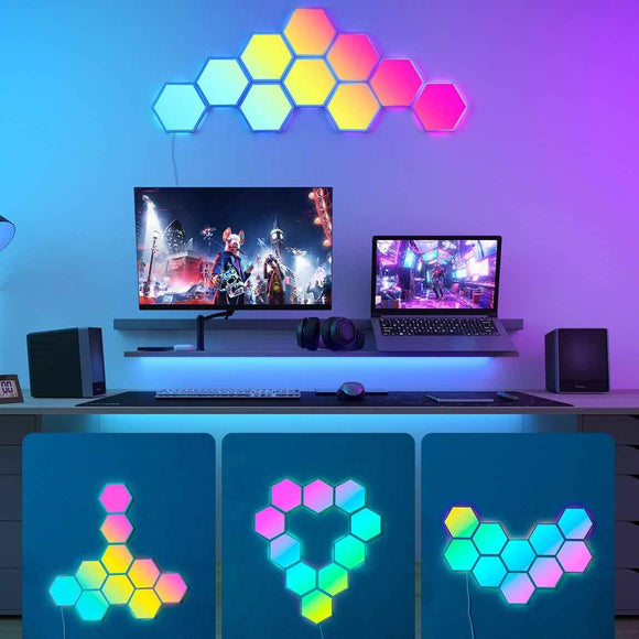Panneaux lumineux Govee Glide Hexa Panneau intelligent Wi-Fi