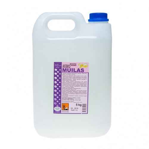 Savon liquide, antibactérien, pour les mains, 5 l