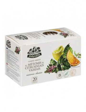 Žolynėlis Fruit tea Summer taste with mint and citrus, 50g (2,5g x20)