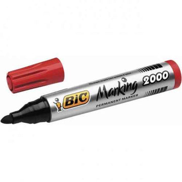 Marqueur permanent BIC ECO 2000 2-5 mm, rouge, 1 pièce 000033