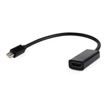 Adaptateur de câble vidéo gembird a-mdpm-hdmif-02 mini displayport hdmi type a standard noir