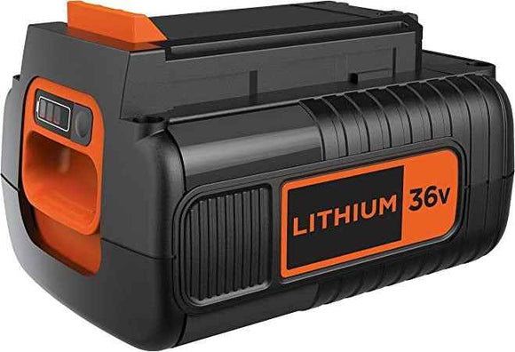 Ecost customer return Black and Decker LiIon replacement battery (36 V, 2.0 Ah, compatible with all