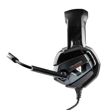 Casque de jeu Modecom Volcano MC-859 Bow avec microphone, câble 3,5 mm et 2,2 m, noir