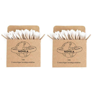 Cotons-tiges biodégradables en bois | Novela Global