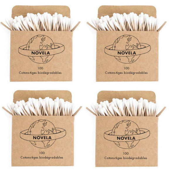 Coton tige biodégradable en bois | Novela-Global.com