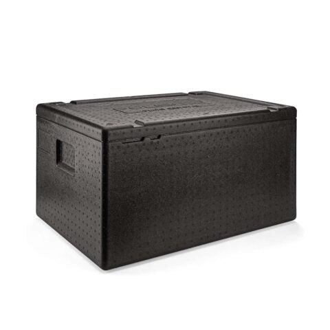 Conteneur isotherme 82,3 L Maxi Crystal 310 noir - clicktofournisseur.com