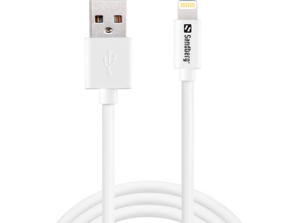 Sandberg 440-75 usb>lightning mfi 1 m blanc