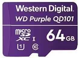 Carte mémoire Western Digital WD Purple SC QD101 64 Go MicroSDXC Classe 10