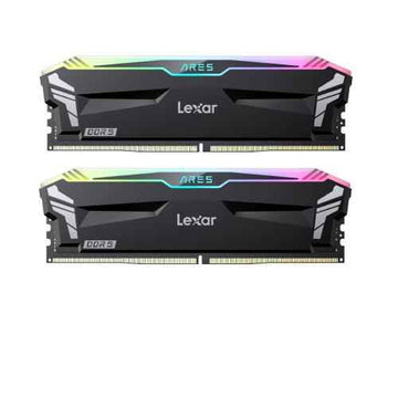 Mémoire Lexar Ares DDR5 (2x16 Go) 6400 CL32 1,4 V avec dissipateur thermique et éclairage RVB, pack double, couleur noire