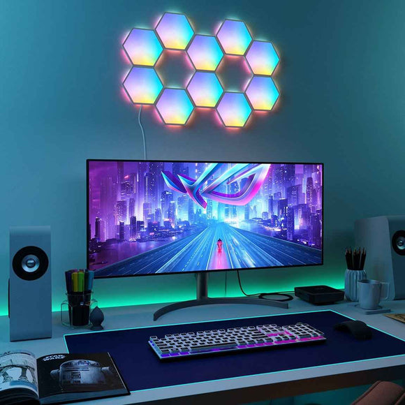 Panneaux lumineux Govee Glide Hexa Panneau intelligent Wi-Fi