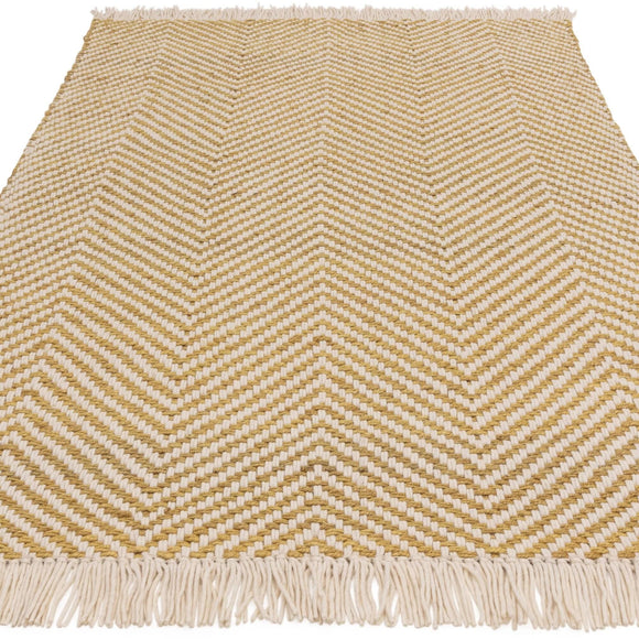 Tapis de salon en jute et coton viga