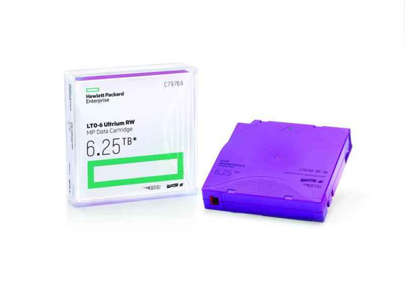 Bande de données vierge HPE LTO-6 Ultrium RW 6,25 To 1,26 cm