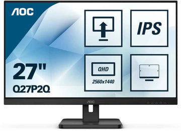 Écran LED AOC P2 Q27P2Q 68,6 cm (27") 2560 x 1440 pixels Quad HD Noir