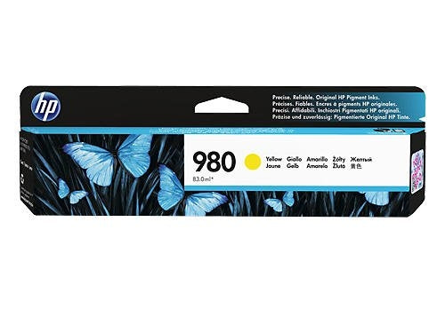 HP 980A original Ink cartridge D8J09A yellow standard capacity 83ml 6.600 pages 1-pack Office jet Enterprise