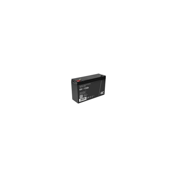 Batterie green cell agm 6 v 12 ah 12 000 mah plomb-acide scellée vrla